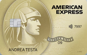 esempio carta gold credit american express
