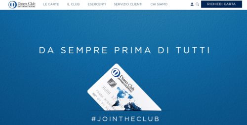 esempio carte diners club