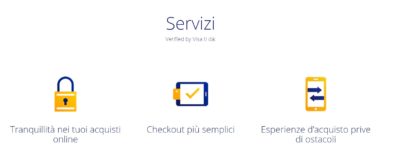 vantaggi verified by visa