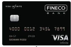 esempio carta infinity visa