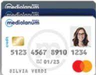 immagine di carta mediolanum credit card