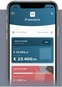 esempio di app hello money di BNL
