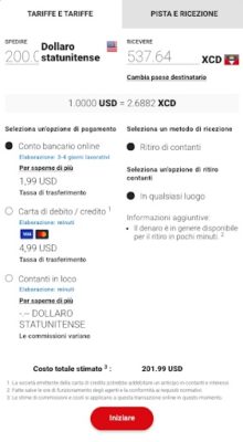 conversione dollari usa in dollari antigua con moneygram