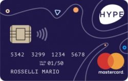 esempio carta hype mastercard