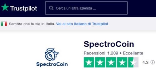 opinioni su spectrocoin