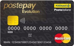 carta postepay evolution black