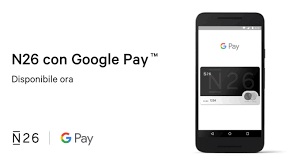 aggiungere carta di debito n26 su google pay