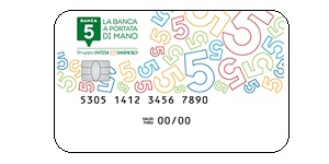 carta di debito banca 5