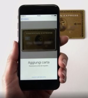 carta oro amex apple pay