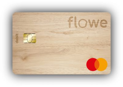 carta legno flowe mastercard