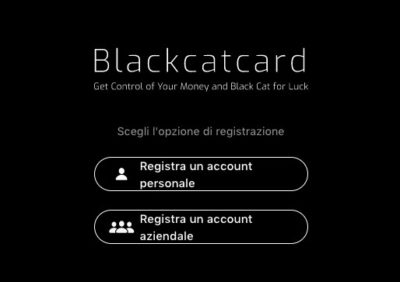 registrazione blackcatcard