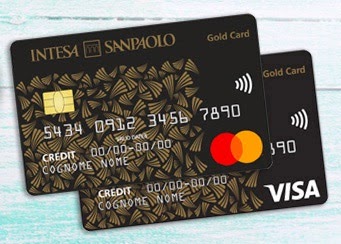 immagine carta Gold Card Visa e Mastercard